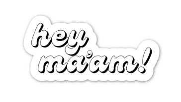 classic logo sticker